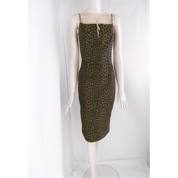 Fendi Leopard Print Bodycon Dress - Picture 1 of 7